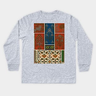 Vintage art Kids Long Sleeve T-Shirt